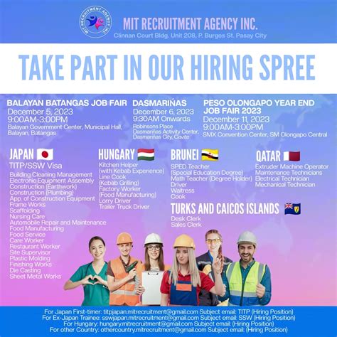 hiring in dasmariñas cavite|Urgent! Jobs in Dasmariñas City, Cavite .